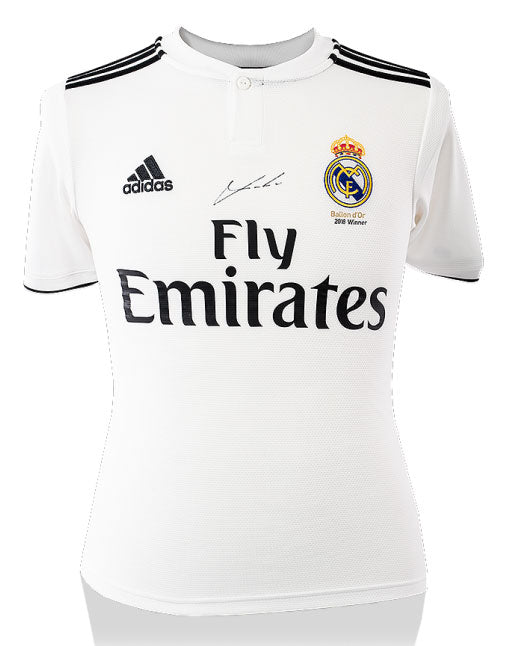 Modric's Official Real Madrid Signed Shirt, 2019/20 - CharityStars