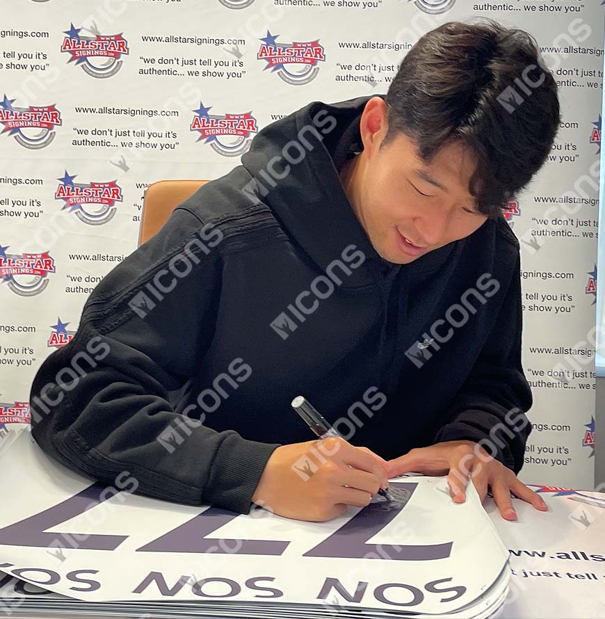James' TTM Autograph Successes - Heung-Min Son
