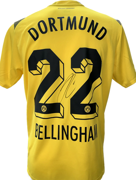 Jude Bellingham<br>Borussia Dortmund<br>Original signiertes Trikot 22/23