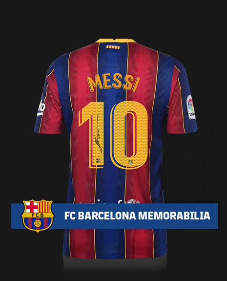 Lionel Messi<br>FC Barcelona<br>Original signiertes Trikot 2020/21<br>MATCH ISSUE