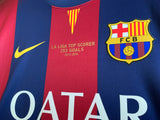 Lionel Messi<br>FC Barcelona<br>Original signiertes Trikot 2014/15<br>Limitierte Auflage „La Liga Top Scorer“
