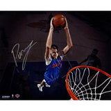 Kristaps Porzingis <br>New York Knicks <br>Original signiertes Foto <br>50 x 40 cm