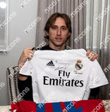 Luka Modric <br>Real Madrid <br>Original signiertes Trikot 2018/19 <br>Sonderdruck „Ballon d’Or 2018 Winner“