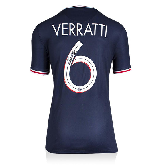 Marco Verratti<br>Paris St. Germain<br>Original signiertes Trikot 2020/21