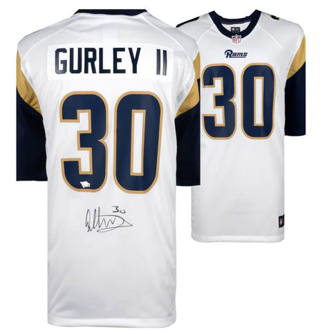 Todd Gurley II<br>Los Angeles Rams<br>Original signiertes White Nike Game Jersey